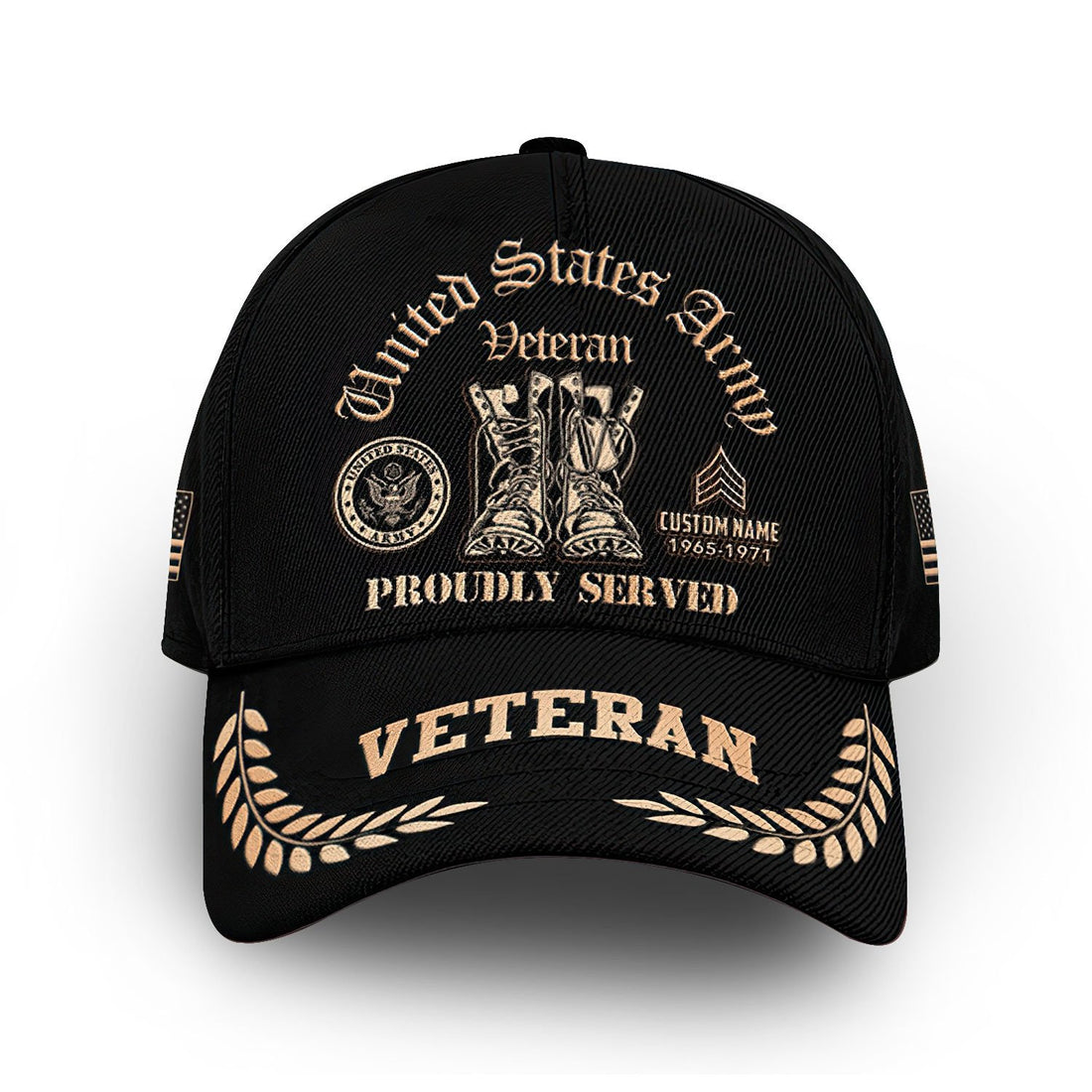 Premium Custom US Army Cap VPVC009901, Gifts For Army Veteran, Gifts For Dad, For Husband, Best Gifts On Father's Day, Armed Forces Day, Independence Day, Veterans Day.