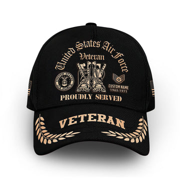 Premium Custom USAF Cap VPVC009904, Gifts For Air Force Veteran, Gifts For Dad, For Husband, Best Gifts On Father's Day, Armed Forces Day, Independence Day, Veterans Day.