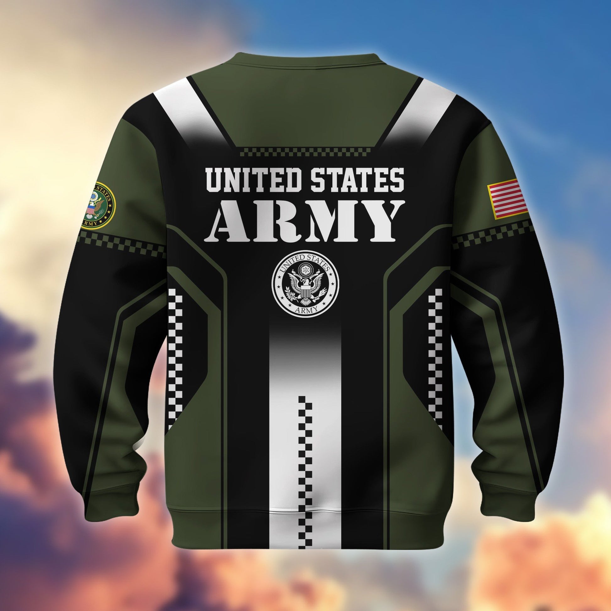 Premium US Veterans Sweatshirt BPHN190211, Gifts For US Veterans, Best Gifts On Father's Day, Armed Forces Day, Independence Day, Veterans Day.