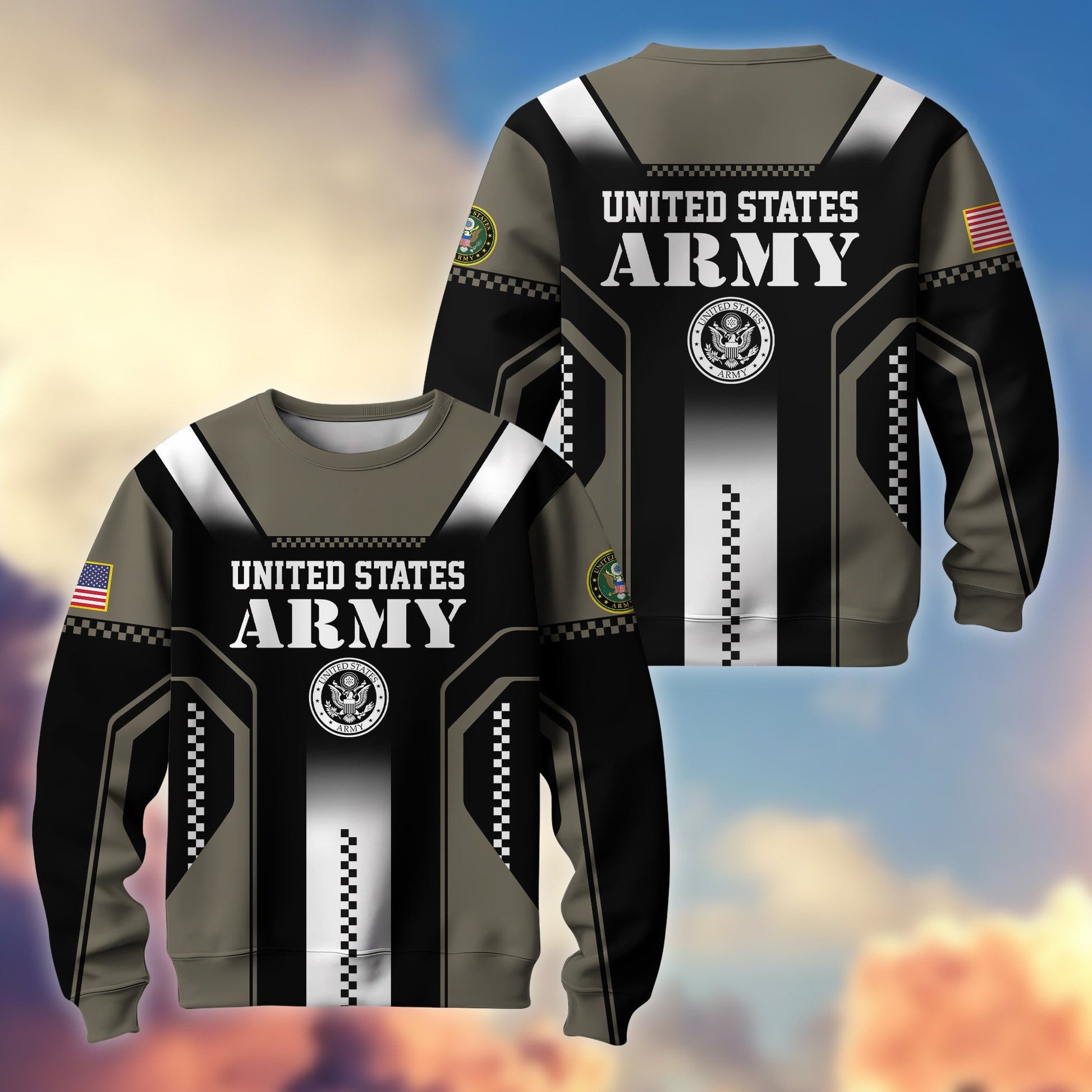 Premium US Veterans Sweatshirt BPHN190211, Gifts For US Veterans, Best Gifts On Father's Day, Armed Forces Day, Independence Day, Veterans Day.