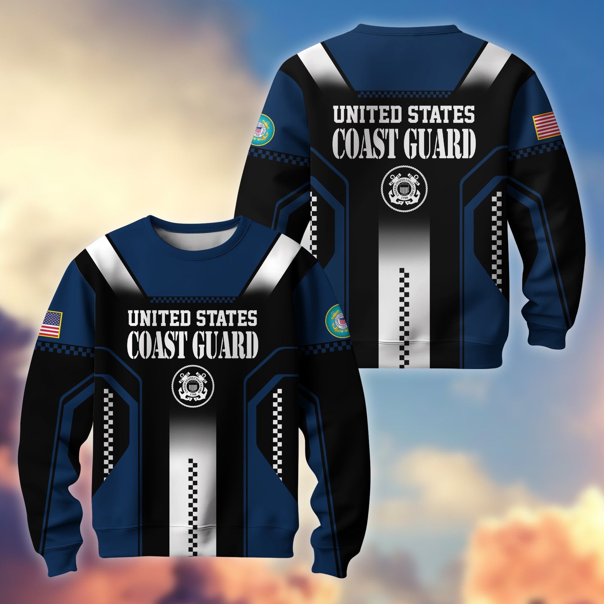 Premium US Veterans Sweatshirt BPHN190211, Gifts For US Veterans, Best Gifts On Father's Day, Armed Forces Day, Independence Day, Veterans Day.