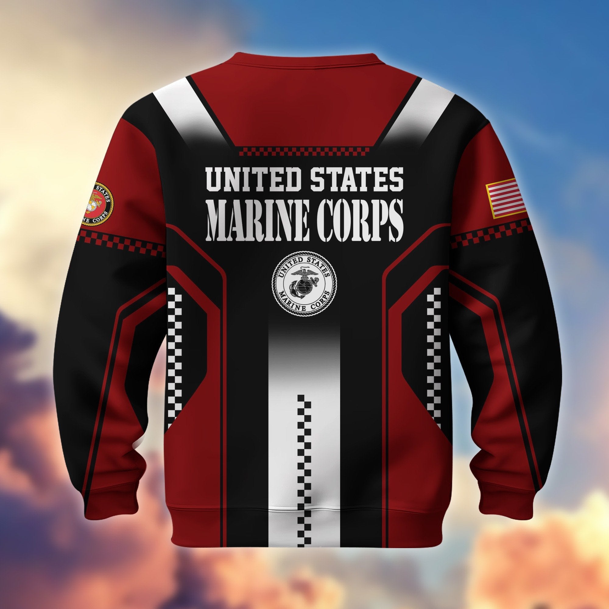 Premium US Veterans Sweatshirt BPHN190211, Gifts For US Veterans, Best Gifts On Father's Day, Armed Forces Day, Independence Day, Veterans Day.