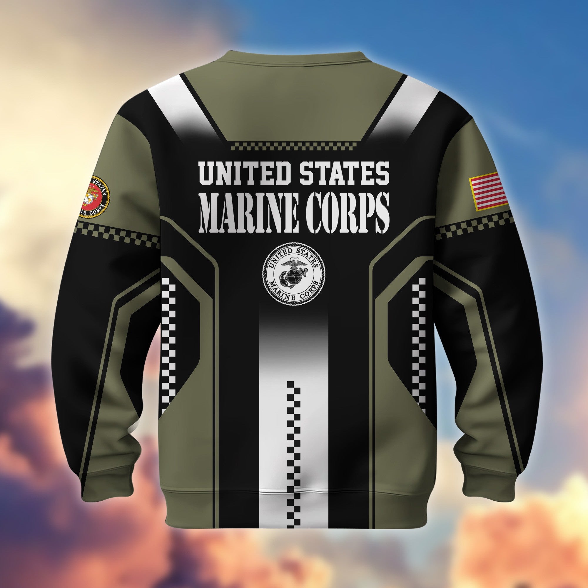 Premium US Veterans Sweatshirt BPHN190211, Gifts For US Veterans, Best Gifts On Father's Day, Armed Forces Day, Independence Day, Veterans Day.