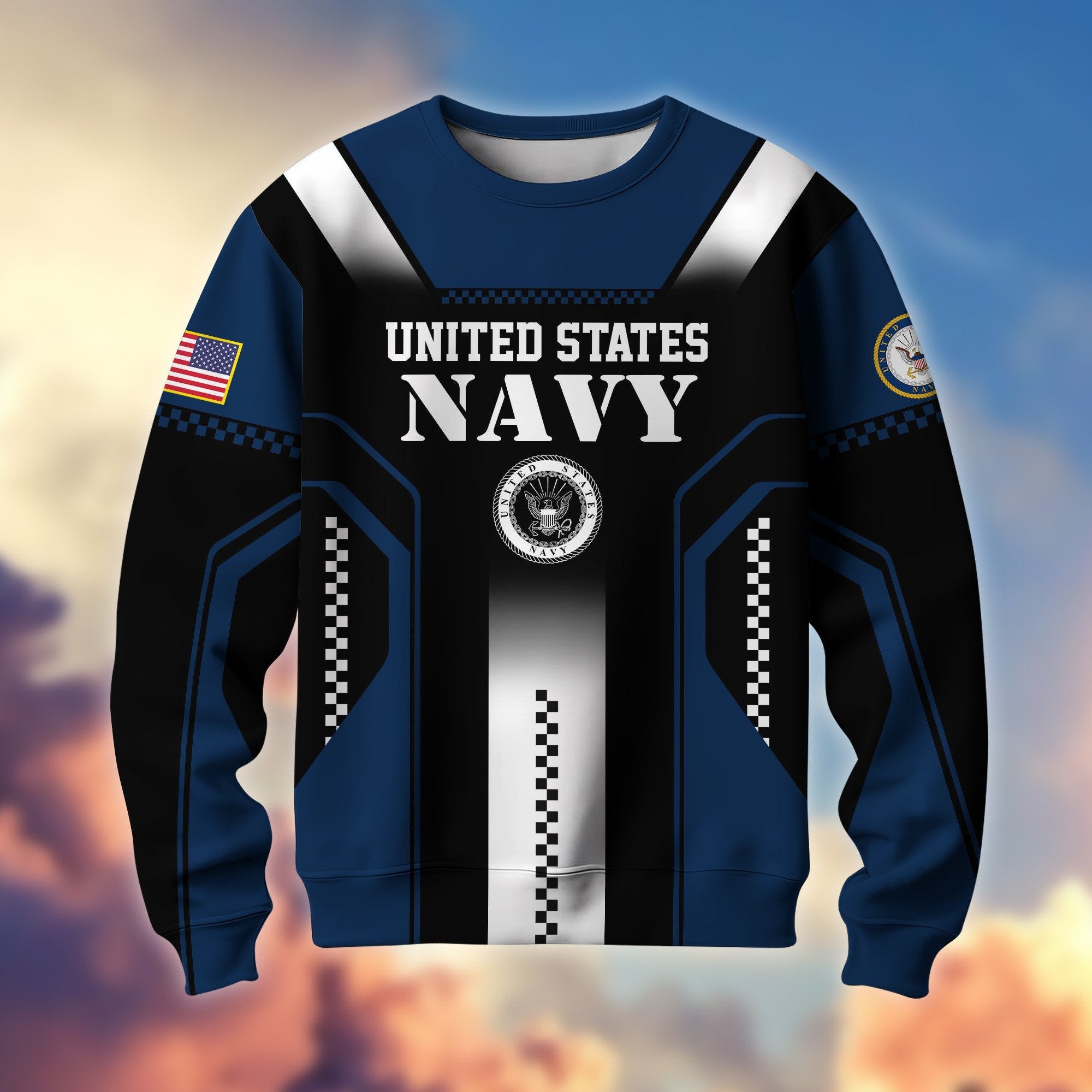 Premium US Veterans Sweatshirt BPHN190211, Gifts For US Veterans, Best Gifts On Father's Day, Armed Forces Day, Independence Day, Veterans Day.