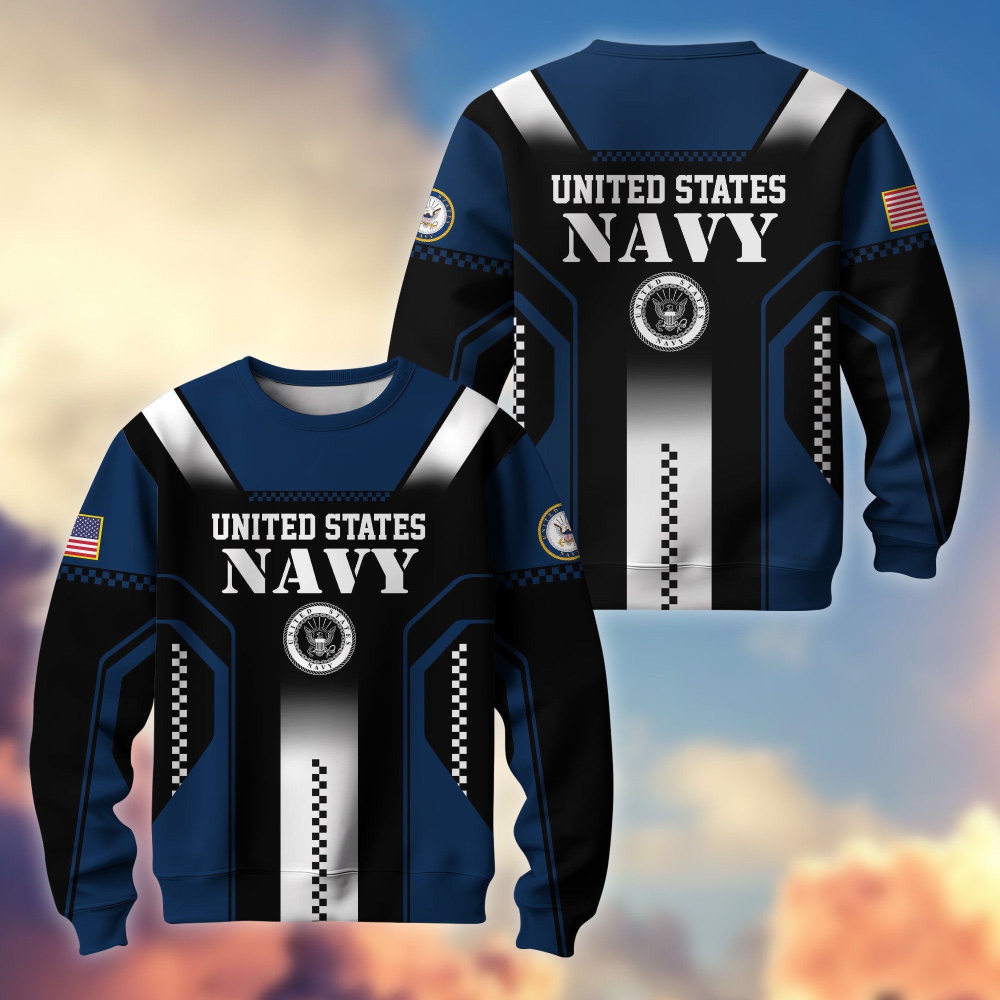 Premium US Veterans Sweatshirt BPHN190211, Gifts For US Veterans, Best Gifts On Father's Day, Armed Forces Day, Independence Day, Veterans Day.