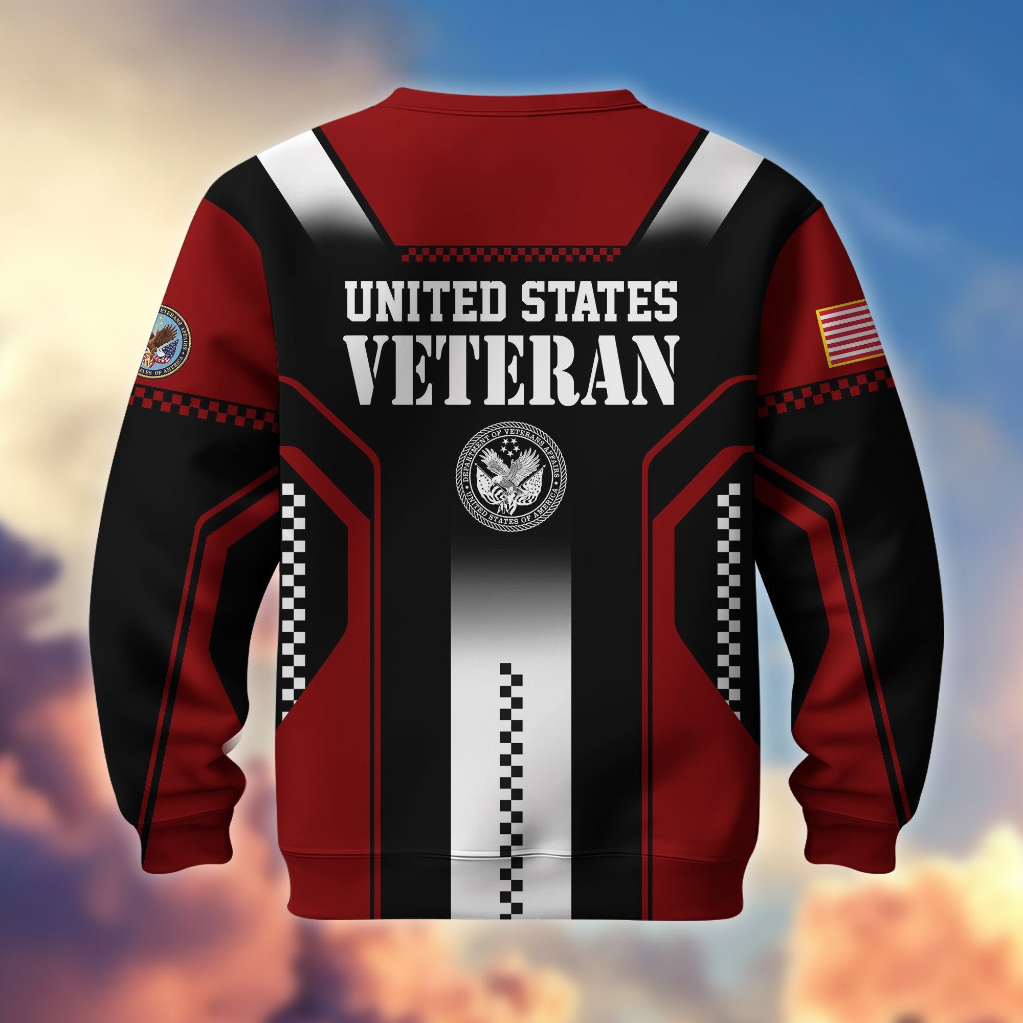 Premium US Veterans Sweatshirt BPHN190211, Gifts For US Veterans, Best Gifts On Father's Day, Armed Forces Day, Independence Day, Veterans Day.