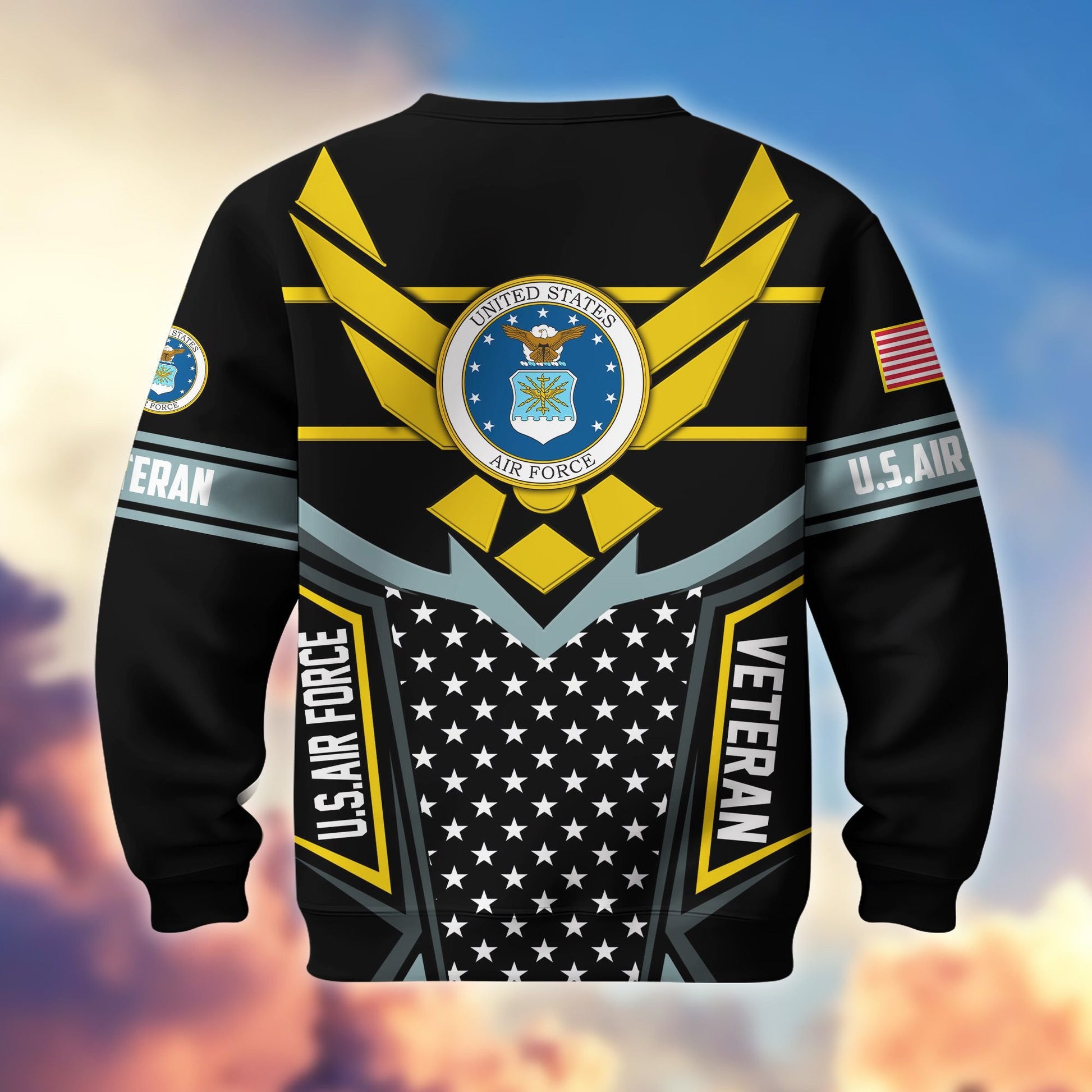 Premium US Veterans Sweatshirt BPHN180211, Gifts For US Veterans, Gifts For Dad, For Husband, Best Gifts On Father's Day, Armed Forces Day, Independence Day, Veterans Day.