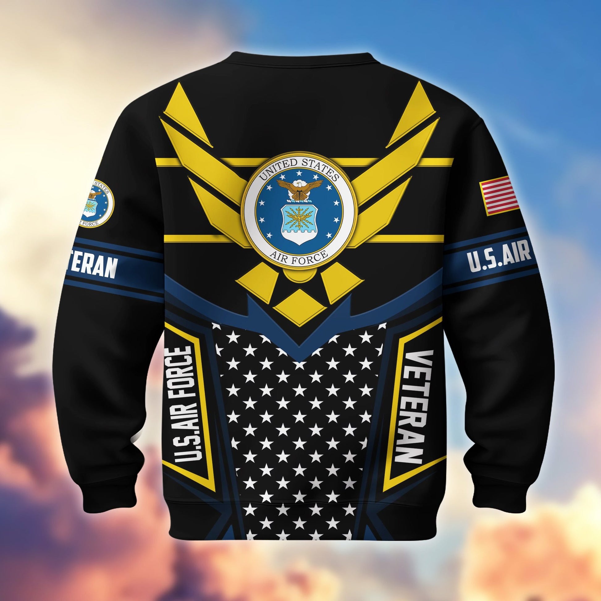 Premium US Veterans Sweatshirt BPHN180211, Gifts For US Veterans, Gifts For Dad, For Husband, Best Gifts On Father's Day, Armed Forces Day, Independence Day, Veterans Day.