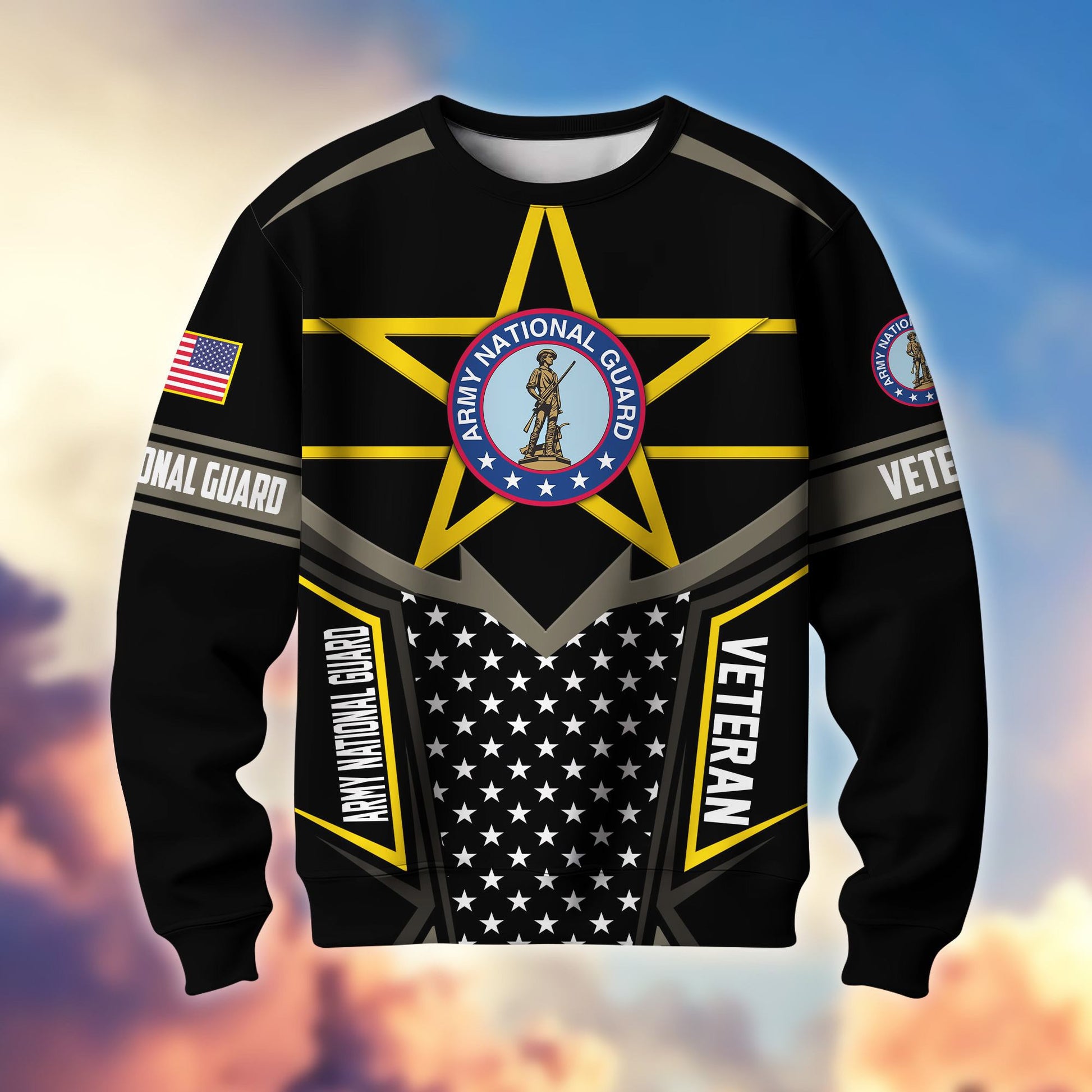 Premium US Veterans Sweatshirt BPHN180211, Gifts For US Veterans, Gifts For Dad, For Husband, Best Gifts On Father's Day, Armed Forces Day, Independence Day, Veterans Day.