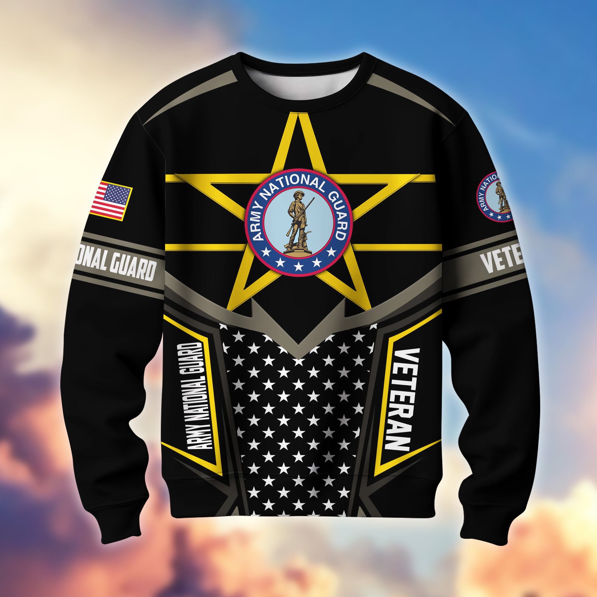 Premium US Veterans Sweatshirt BPHN180211, Gifts For US Veterans, Gifts For Dad, For Husband, Best Gifts On Father's Day, Armed Forces Day, Independence Day, Veterans Day.