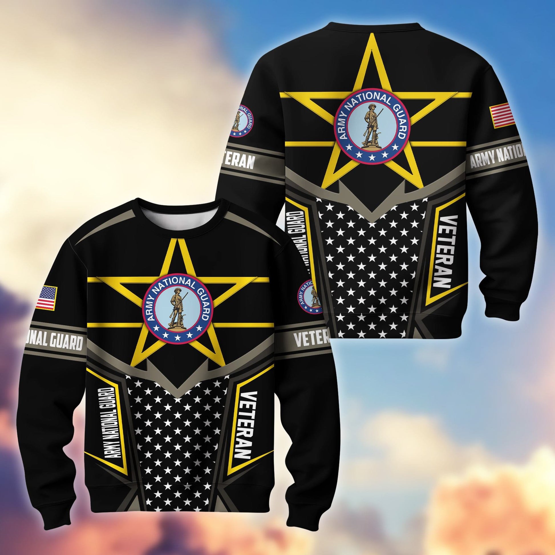 Premium US Veterans Sweatshirt BPHN180211, Gifts For US Veterans, Gifts For Dad, For Husband, Best Gifts On Father's Day, Armed Forces Day, Independence Day, Veterans Day.