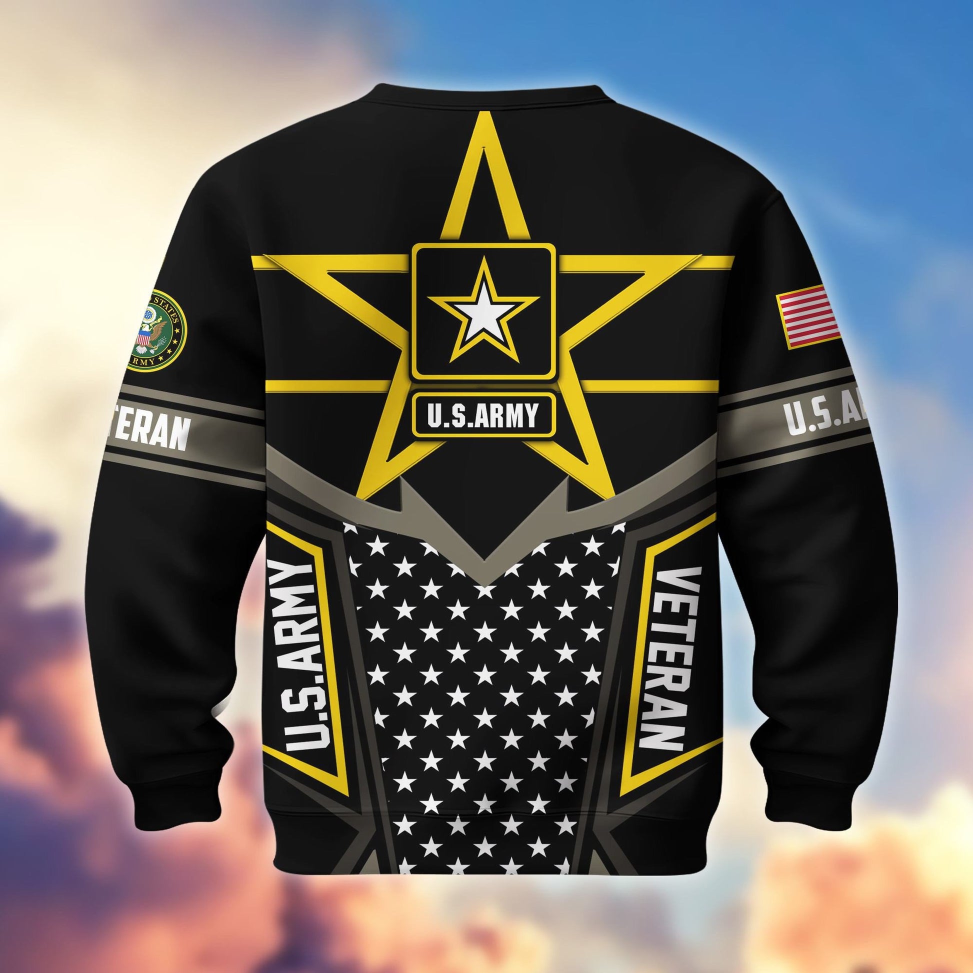 Premium US Veterans Sweatshirt BPHN180211, Gifts For US Veterans, Gifts For Dad, For Husband, Best Gifts On Father's Day, Armed Forces Day, Independence Day, Veterans Day.