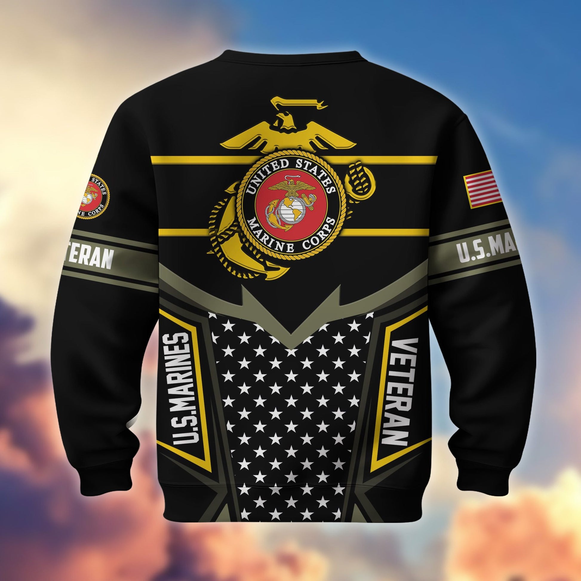 Premium US Veterans Sweatshirt BPHN180211, Gifts For US Veterans, Gifts For Dad, For Husband, Best Gifts On Father's Day, Armed Forces Day, Independence Day, Veterans Day.