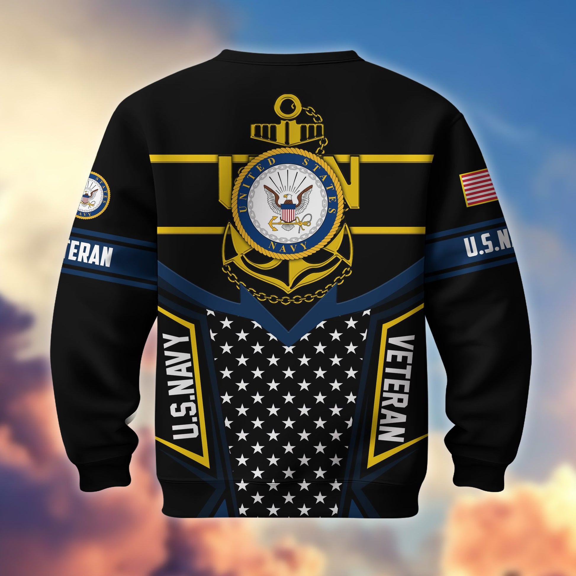 Premium US Veterans Sweatshirt BPHN180211, Gifts For US Veterans, Gifts For Dad, For Husband, Best Gifts On Father's Day, Armed Forces Day, Independence Day, Veterans Day.