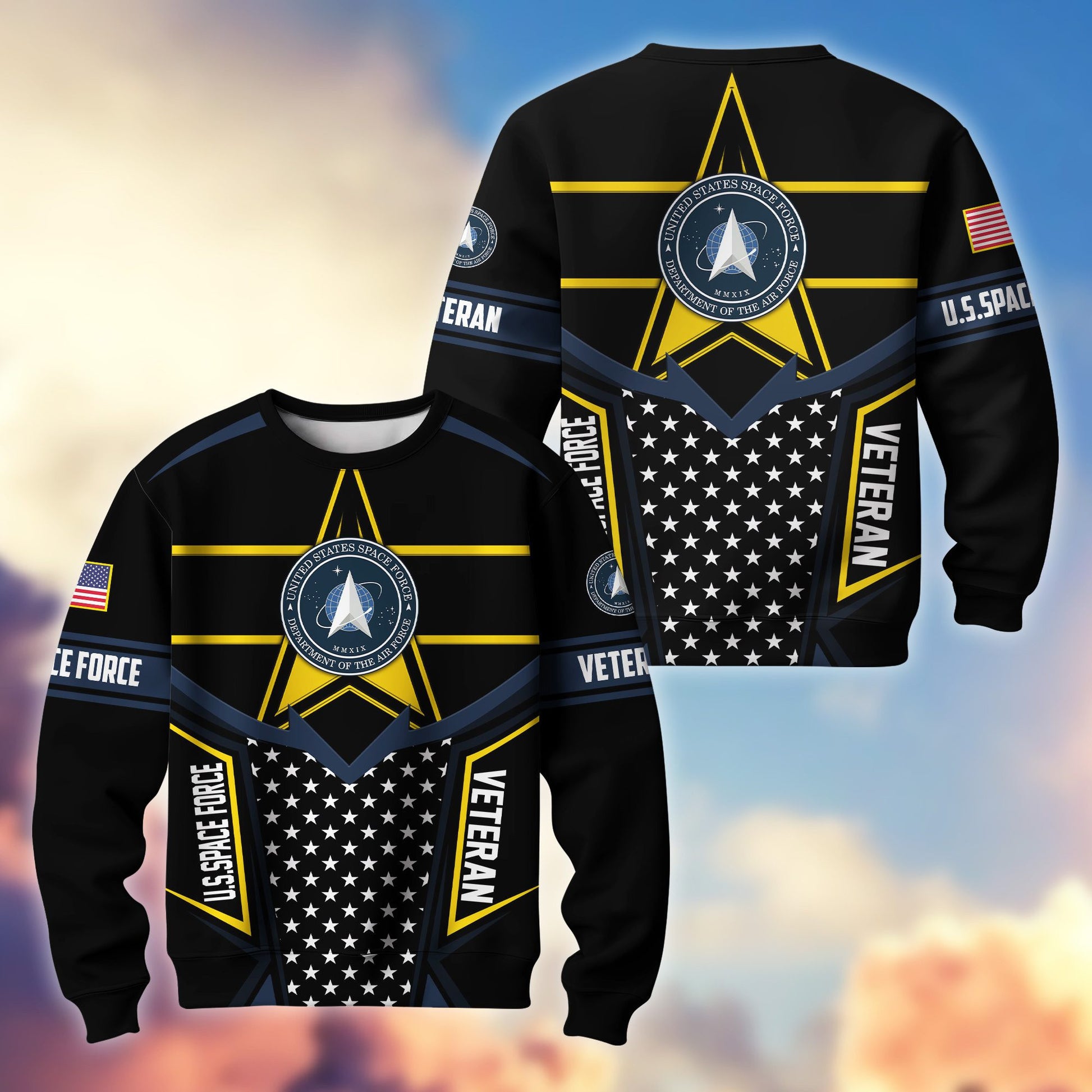 Premium US Veterans Sweatshirt BPHN180211, Gifts For US Veterans, Gifts For Dad, For Husband, Best Gifts On Father's Day, Armed Forces Day, Independence Day, Veterans Day.