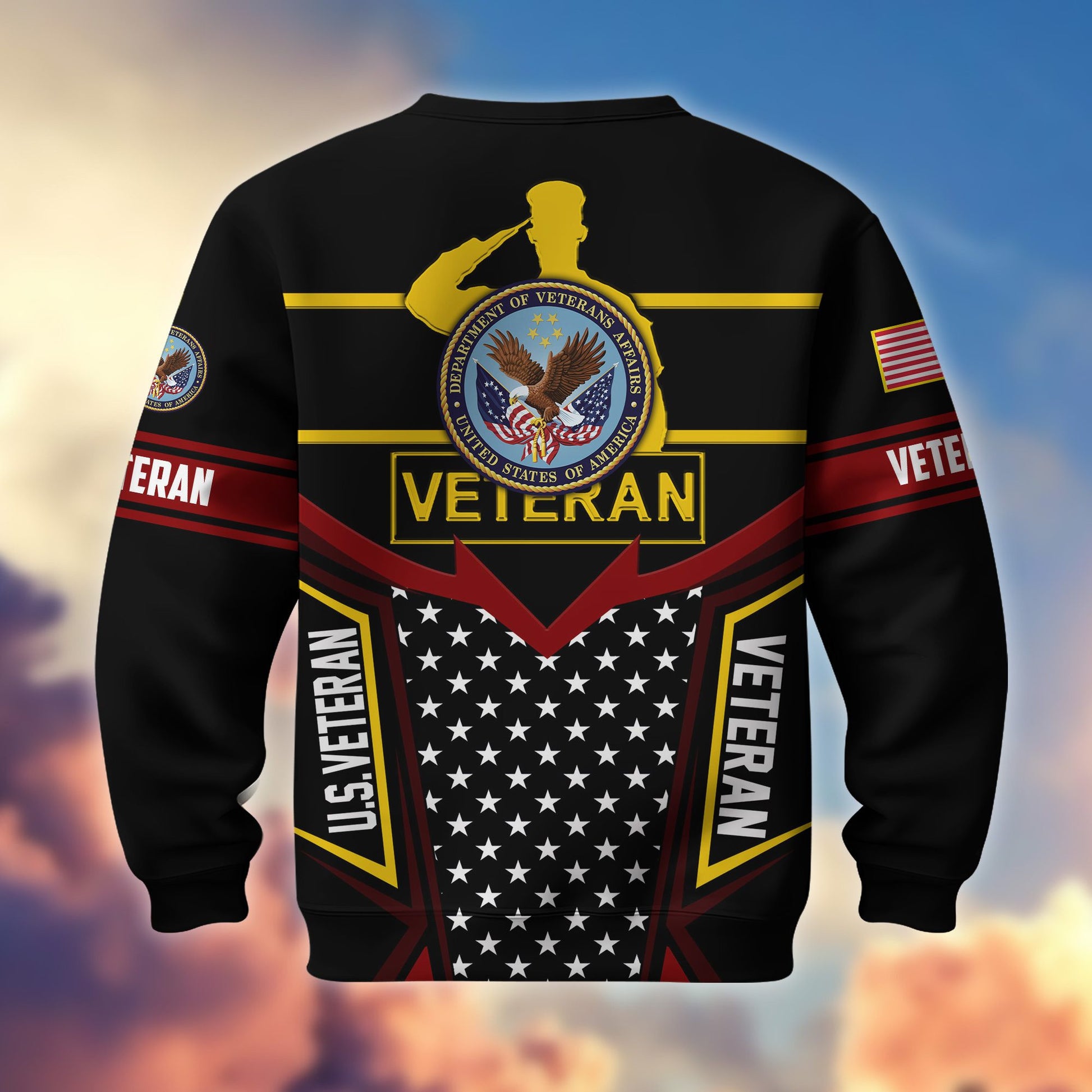 Premium US Veterans Sweatshirt BPHN180211, Gifts For US Veterans, Gifts For Dad, For Husband, Best Gifts On Father's Day, Armed Forces Day, Independence Day, Veterans Day.