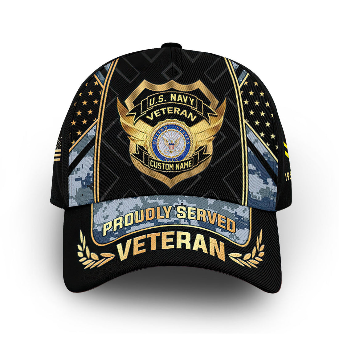 Premium Custom US Navy Cap VPVC010202, Gifts For Navy Veteran, Gifts For Dad, For Husband, Best Gifts On Father's Day, Armed Forces Day, Independence Day, Veterans Day.