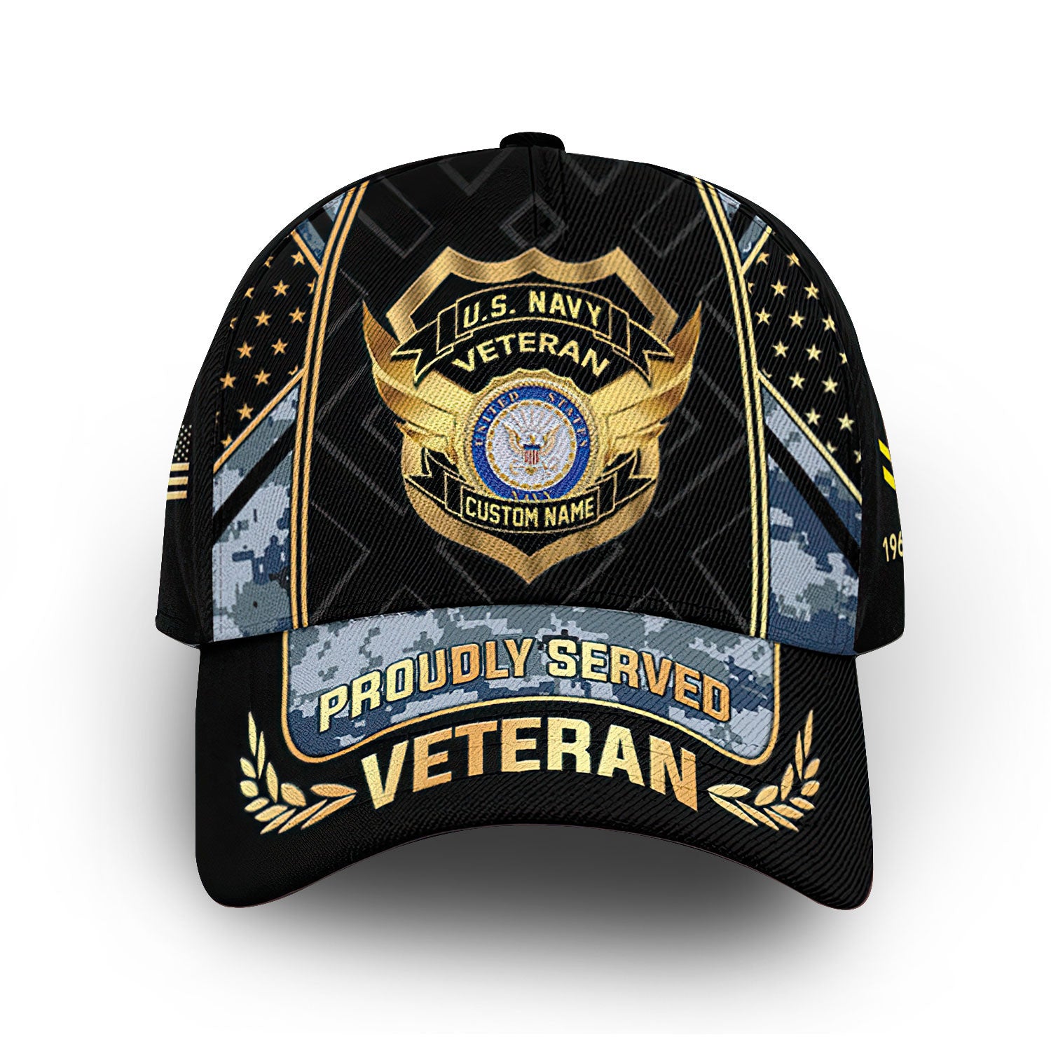 Premium Custom US Navy Cap VPVC010202, Gifts For Navy Veteran, Gifts For Dad, For Husband, Best Gifts On Father's Day, Armed Forces Day, Independence Day, Veterans Day.
