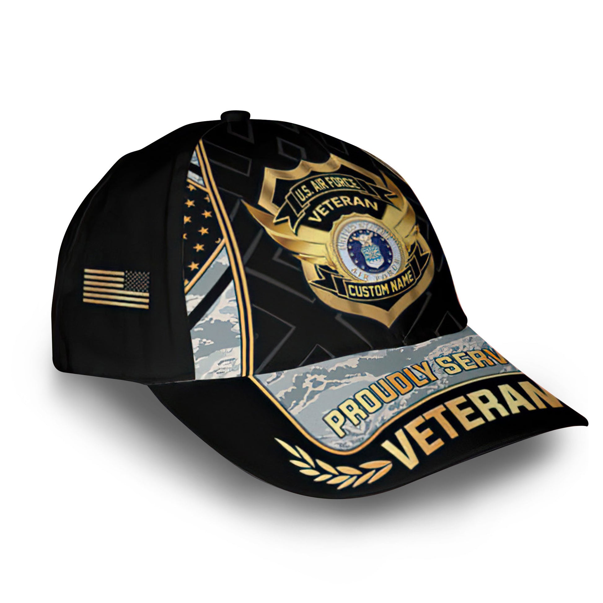 Premium Custom USAF Cap VPVC010204, Gifts For Air Force Veteran, Gifts For Dad, For Husband, Best Gifts On Father's Day, Armed Forces Day, Independence Day, Veterans Day.