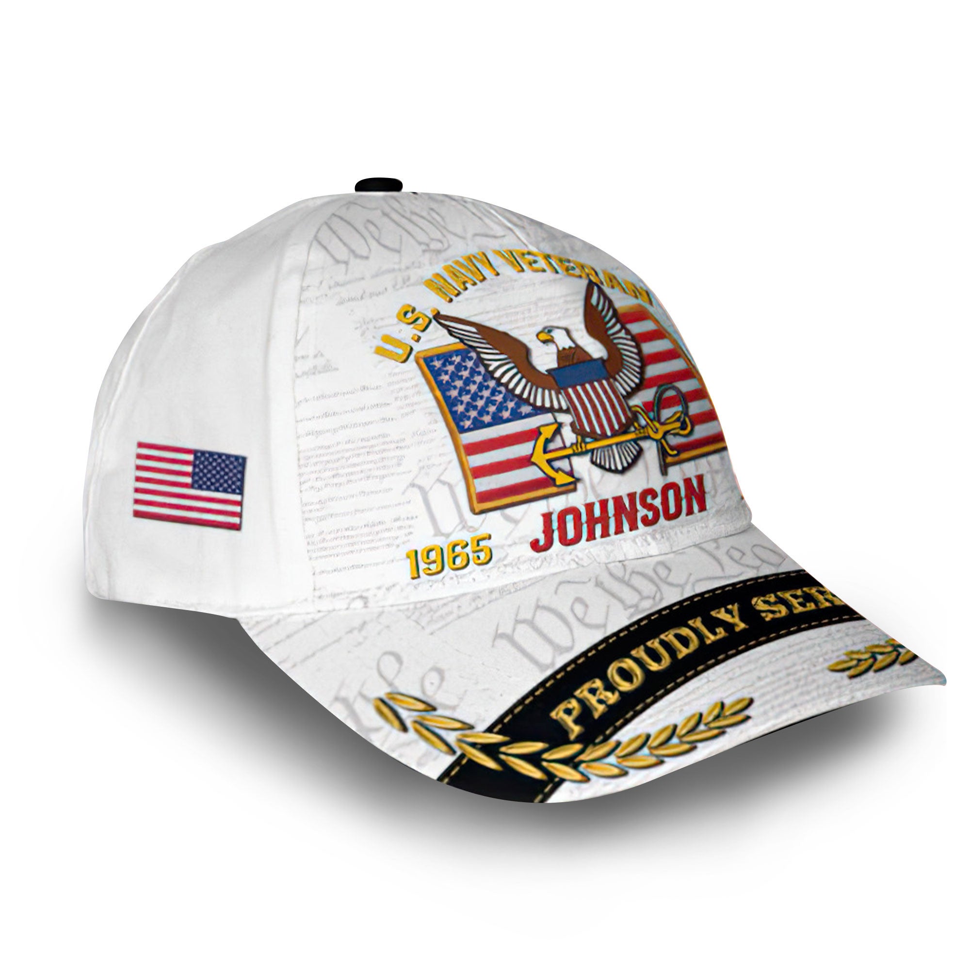 Premium Custom US Navy Cap VPVC010302, Gifts For Navy Veteran, Gifts For Dad, For Husband, Best Gifts On Father's Day, Armed Forces Day, Independence Day, Veterans Day.