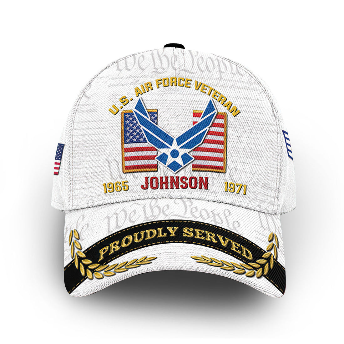 Premium Custom USAF Cap VPVC010304, Gifts For Air Force Veteran, Gifts For Dad, For Husband, Best Gifts On Father's Day, Armed Forces Day, Independence Day, Veterans Day.
