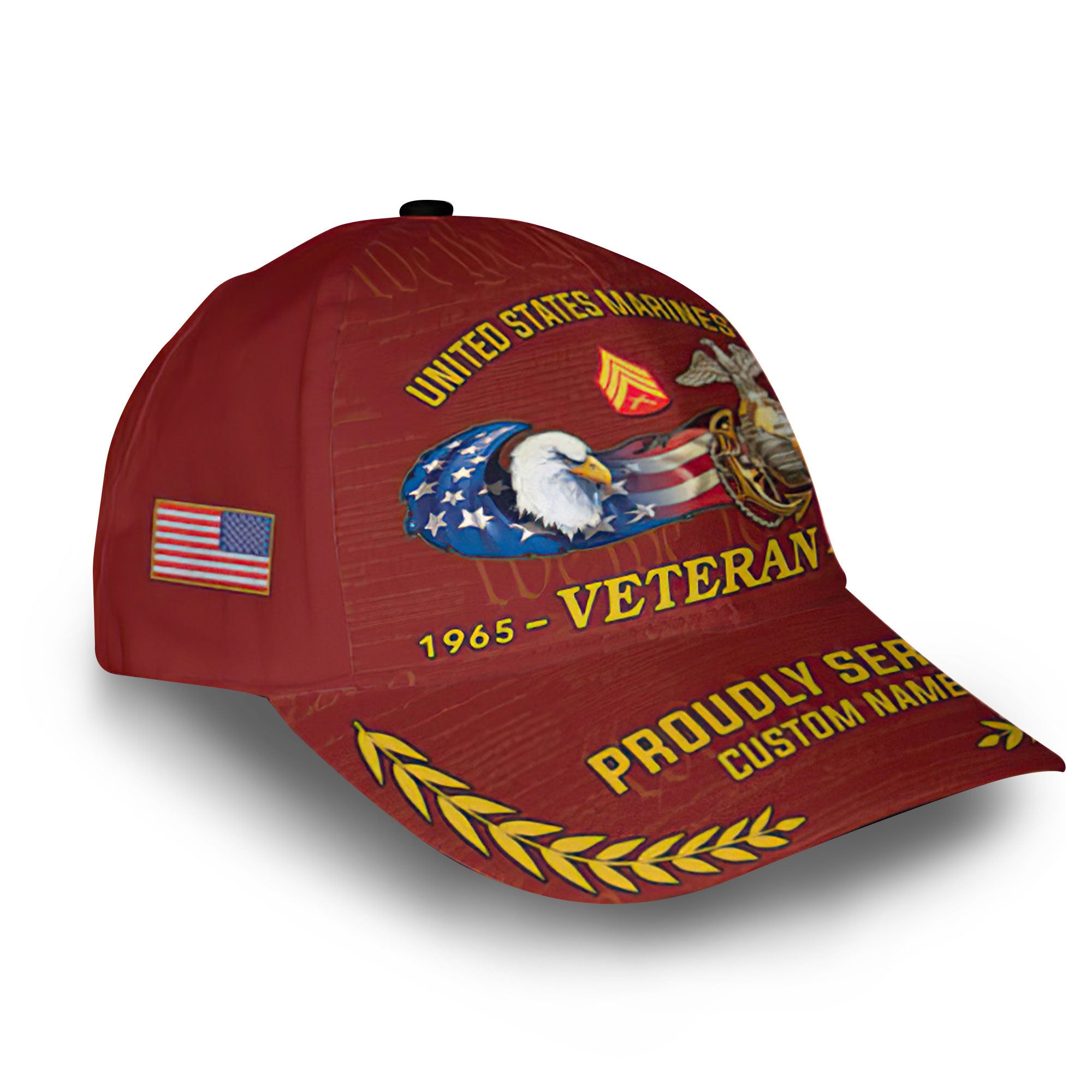 USMC Custom Cap VPVC010603, Gifts For Marine Veteran, Best Gifts On Father's Day, Armed Forces Day, Independence Day, Veterans Day.