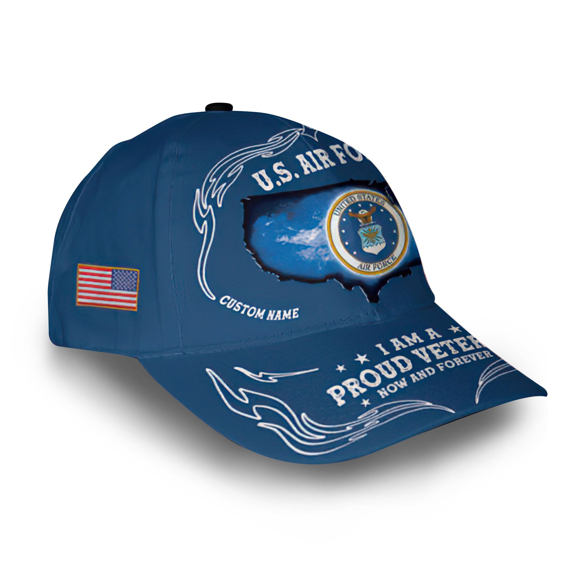 USAF Custom Cap VPVC010704, Gifts For Air Force Veteran, Best Gifts On Father's Day, Armed Forces Day, Independence Day, Veterans Day.