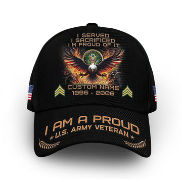 Premium Custom US Army Cap VPVC010801, Gifts For Army Veteran, Best Gifts On Father's Day, Armed Forces Day, Independence Day, Veterans Day.