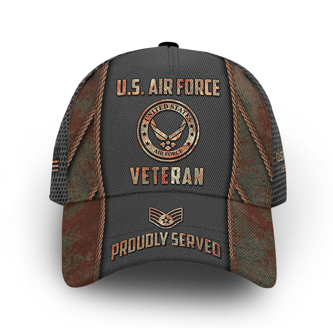 Premium Custom USAF Cap VPVC010904, Gifts For Air Force Veteran, Best Gifts On Father's Day, Armed Forces Day, Independence Day, Veterans Day.