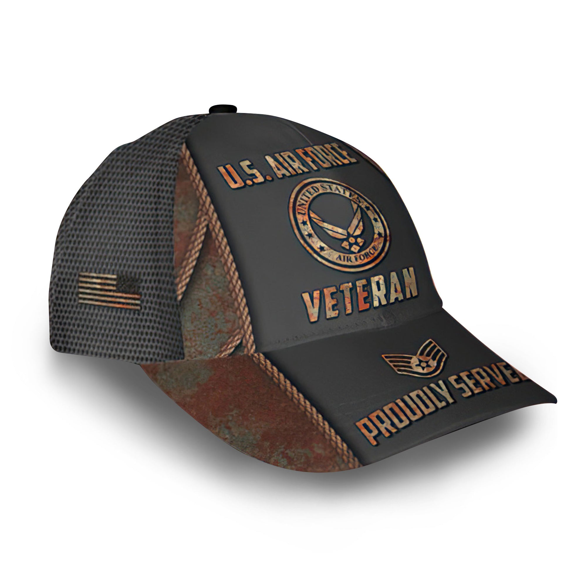 Premium Custom USAF Cap VPVC010904, Gifts For Air Force Veteran, Best Gifts On Father's Day, Armed Forces Day, Independence Day, Veterans Day.