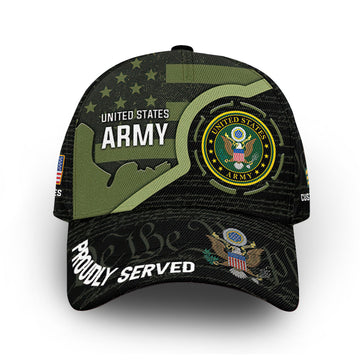 Premium Custom US Army Cap VPVC011001, Gifts For Army Veteran, Gifts For Dad, For Husband, Best Gifts On Father's Day, Armed Forces Day, Independence Day, Veterans Day.