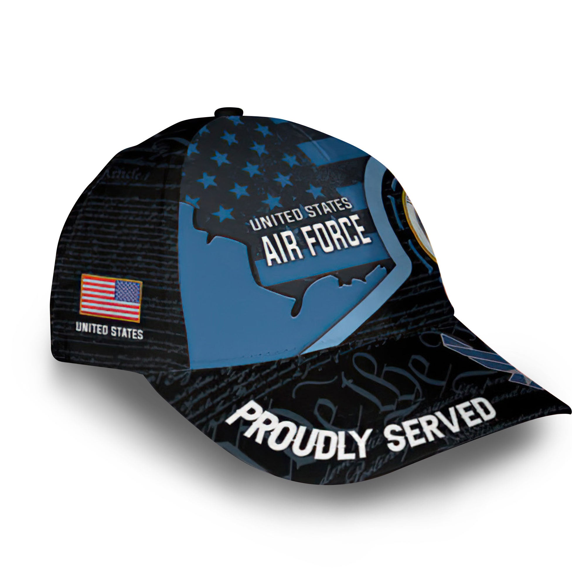 Premium Custom USAF Cap VPVC011004, Gifts For Air Force Veteran, Gifts For Dad, For Husband, Best Gifts On Father's Day, Armed Forces Day, Independence Day, Veterans Day.