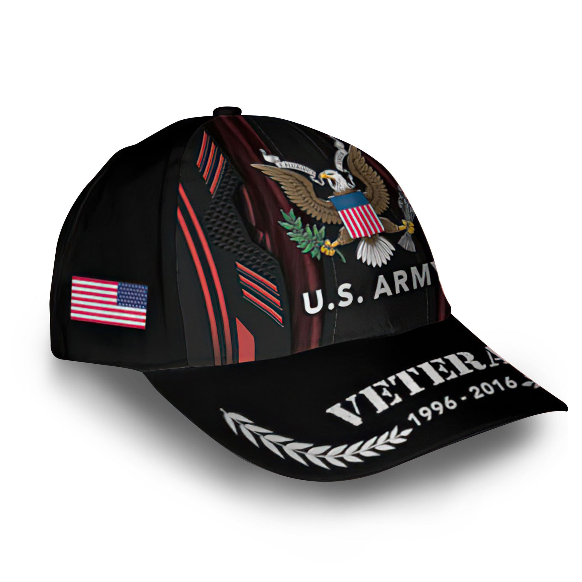 Premium US Army Cap VPVC011101, Custom Name, Rank, Year, Gifts For Army Veteran, Best Gifts On Father's Day, Armed Forces Day, Independence Day, Veterans Day.