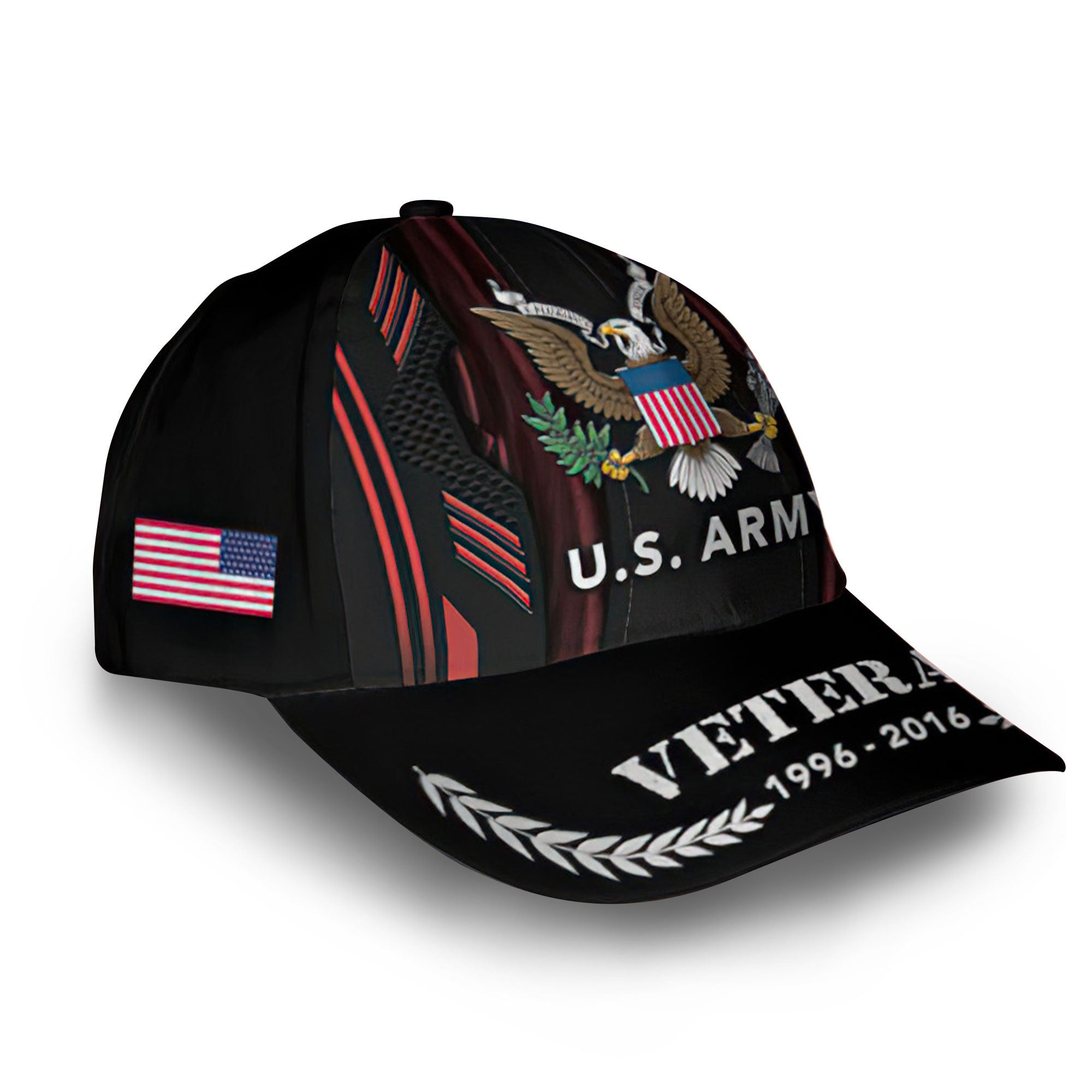 Premium US Army Cap VPVC011101, Custom Name, Rank, Year, Gifts For Army Veteran, Best Gifts On Father's Day, Armed Forces Day, Independence Day, Veterans Day.