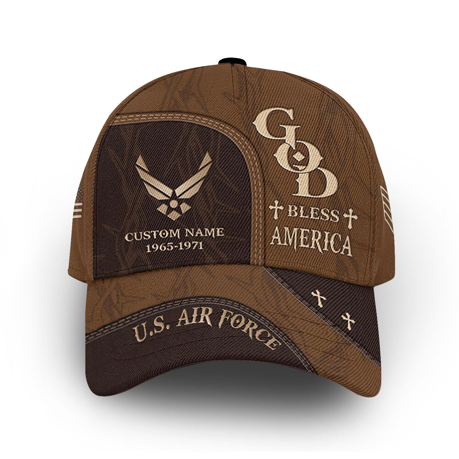 Premium USAF Cap VPVC011204, Custom Name, Rank, Year, Gifts For Air Force Veteran, Best Gifts On Father's Day, Armed Forces Day, Independence Day, Veterans Day.