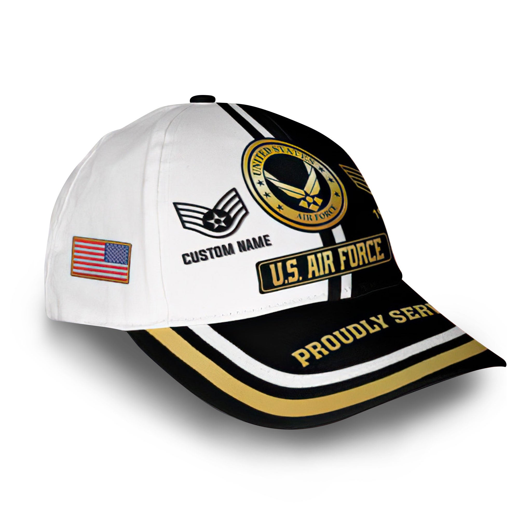 USAF Custom Cap VPVC011604, Gifts For Air Force Veteran, Best Gifts On Father's Day, Armed Forces Day, Independence Day, Veterans Day.