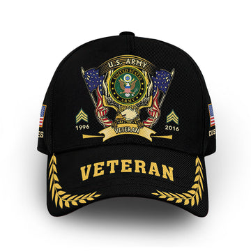 US Army Custom Cap VPVC011701, Gifts For Army Veteran, Best Gifts On Father's Day, Armed Forces Day, Independence Day, Veterans Day.