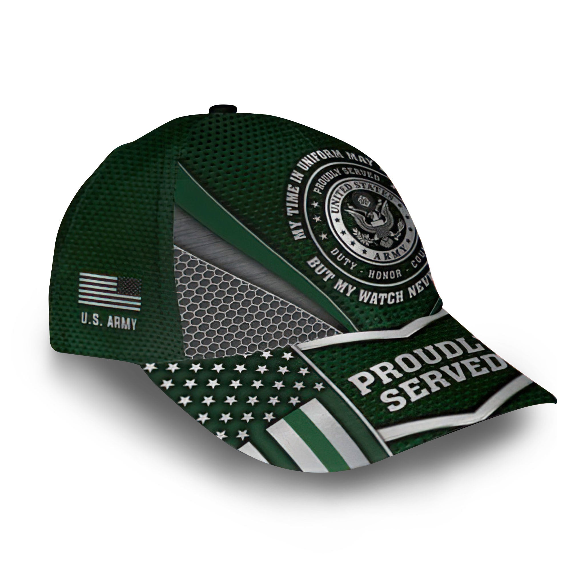 Premium Custom US Army Cap VPVC011801, Gifts For Army Veteran, Best Gifts On Father's Day, Armed Forces Day, Independence Day, Veterans Day.