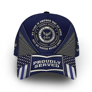 Premium Custom US Navy Cap VPVC011802, Gifts For Navy Veteran, Best Gifts On Father's Day, Armed Forces Day, Independence Day, Veterans Day.