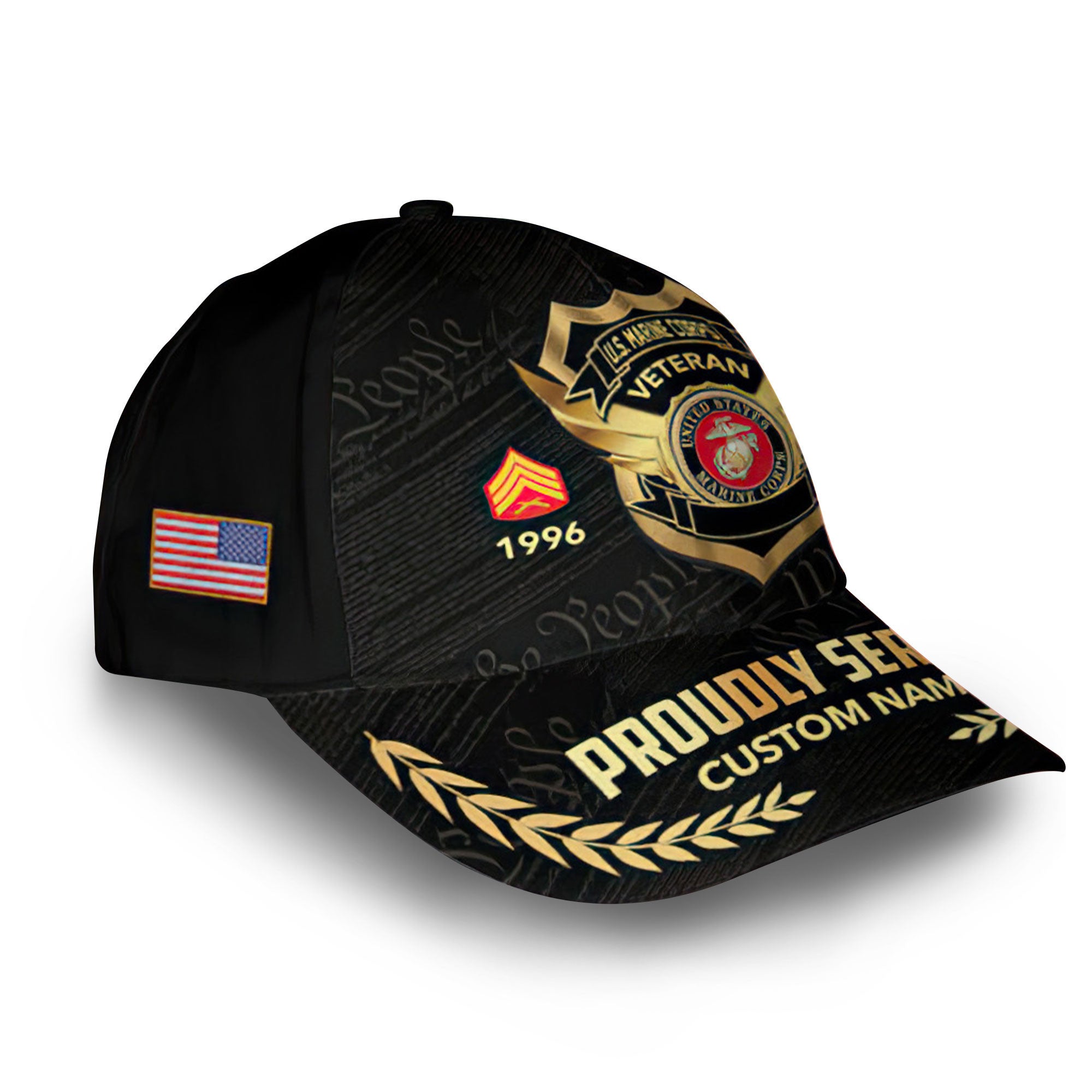 USMC Custom Cap VPVC012003, Gifts For Marine Veteran, Best Gifts On Father's Day, Armed Forces Day, Independence Day, Veterans Day.