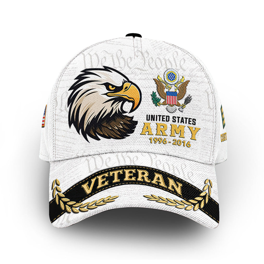 Premium Custom US Army Cap VPVC012301, Gifts For Army Veteran, Gifts For Dad, For Husband, Best Gifts On Father's Day, Armed Forces Day, Independence Day, Veterans Day.