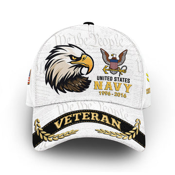Premium Custom US Navy Cap VPVC012302, Gifts For Navy Veteran, Gifts For Dad, For Husband, Best Gifts On Father's Day, Armed Forces Day, Independence Day, Veterans Day.