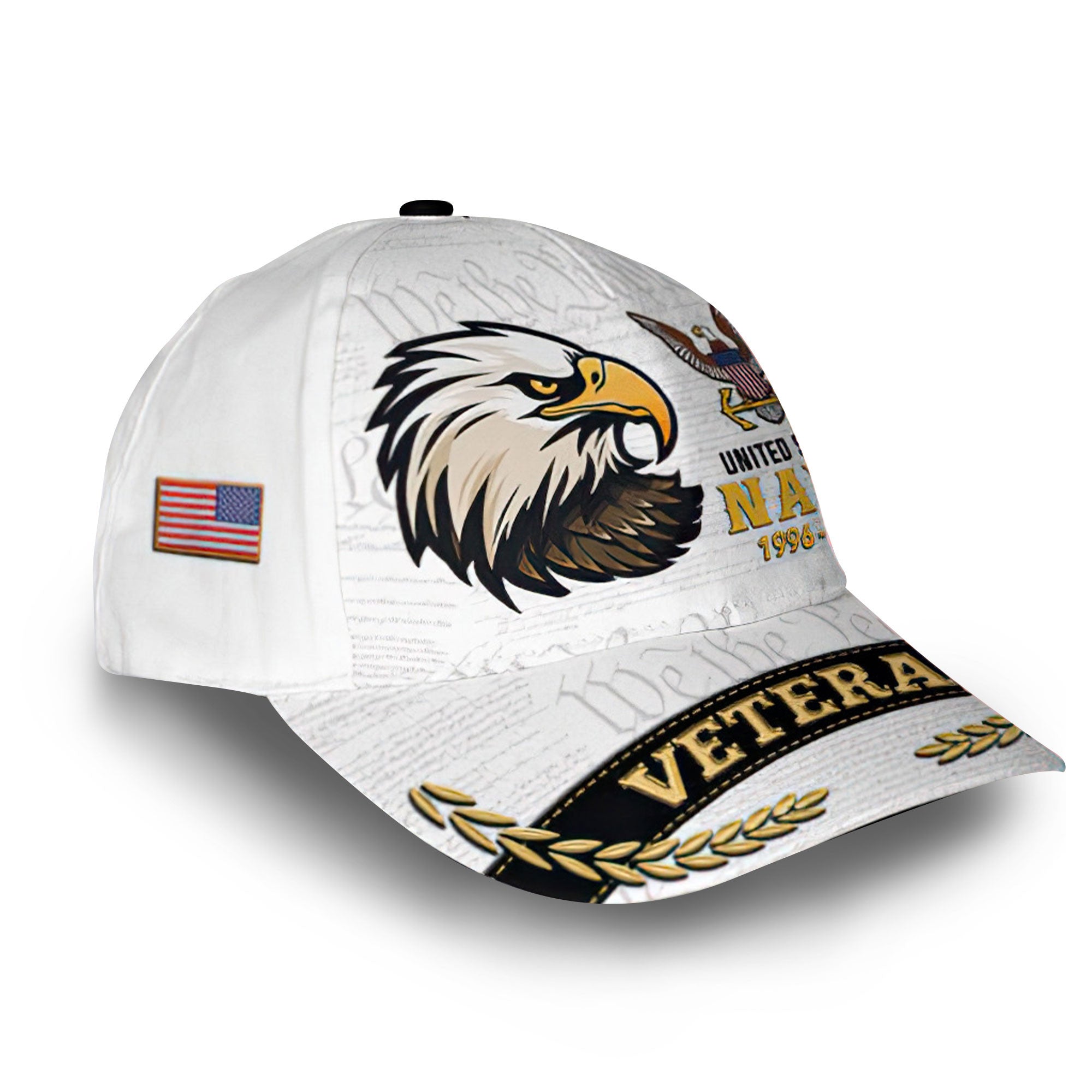 Premium Custom US Navy Cap VPVC012302, Gifts For Navy Veteran, Gifts For Dad, For Husband, Best Gifts On Father's Day, Armed Forces Day, Independence Day, Veterans Day.