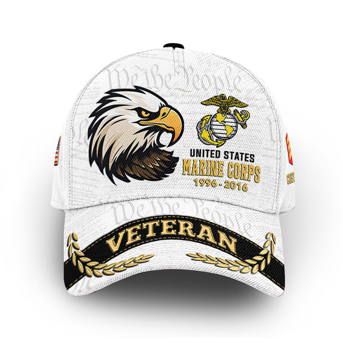 Premium Custom USMC Cap VPVC012303, Gifts For Marine Veteran, Gifts For Dad, For Husband, Best Gifts On Father's Day, Armed Forces Day, Independence Day, Veterans Day.