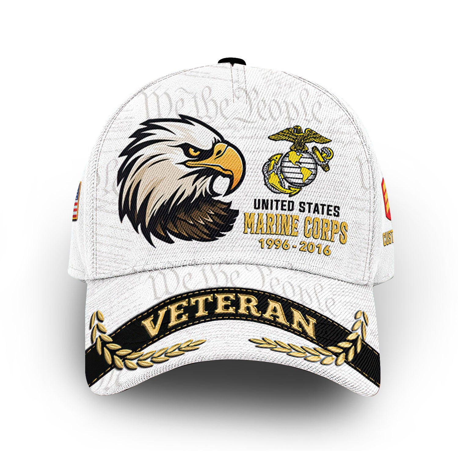 Premium Custom USMC Cap VPVC012303, Gifts For Marine Veteran, Gifts For Dad, For Husband, Best Gifts On Father's Day, Armed Forces Day, Independence Day, Veterans Day.