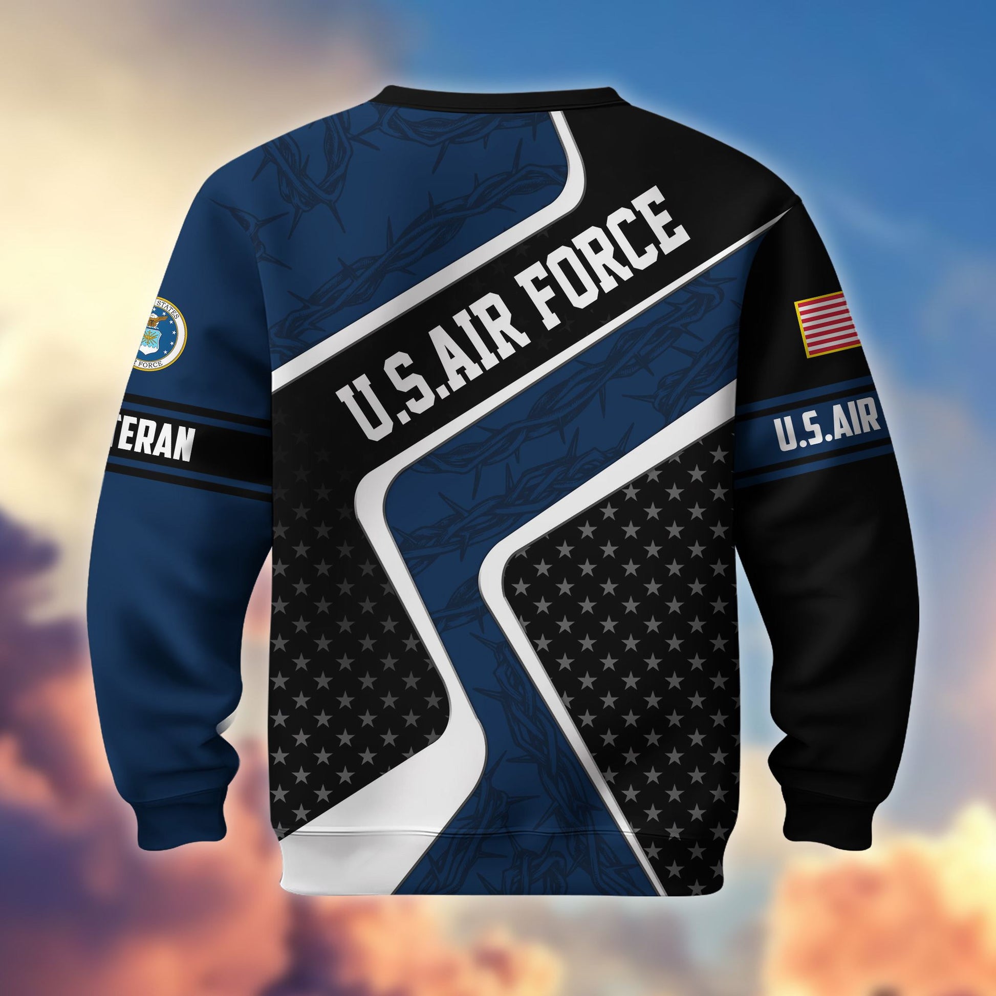 Premium US Veterans Sweatshirt BPHN190212, Gifts For US Veterans, Best Gifts On Father's Day, Armed Forces Day, Independence Day, Veterans Day.