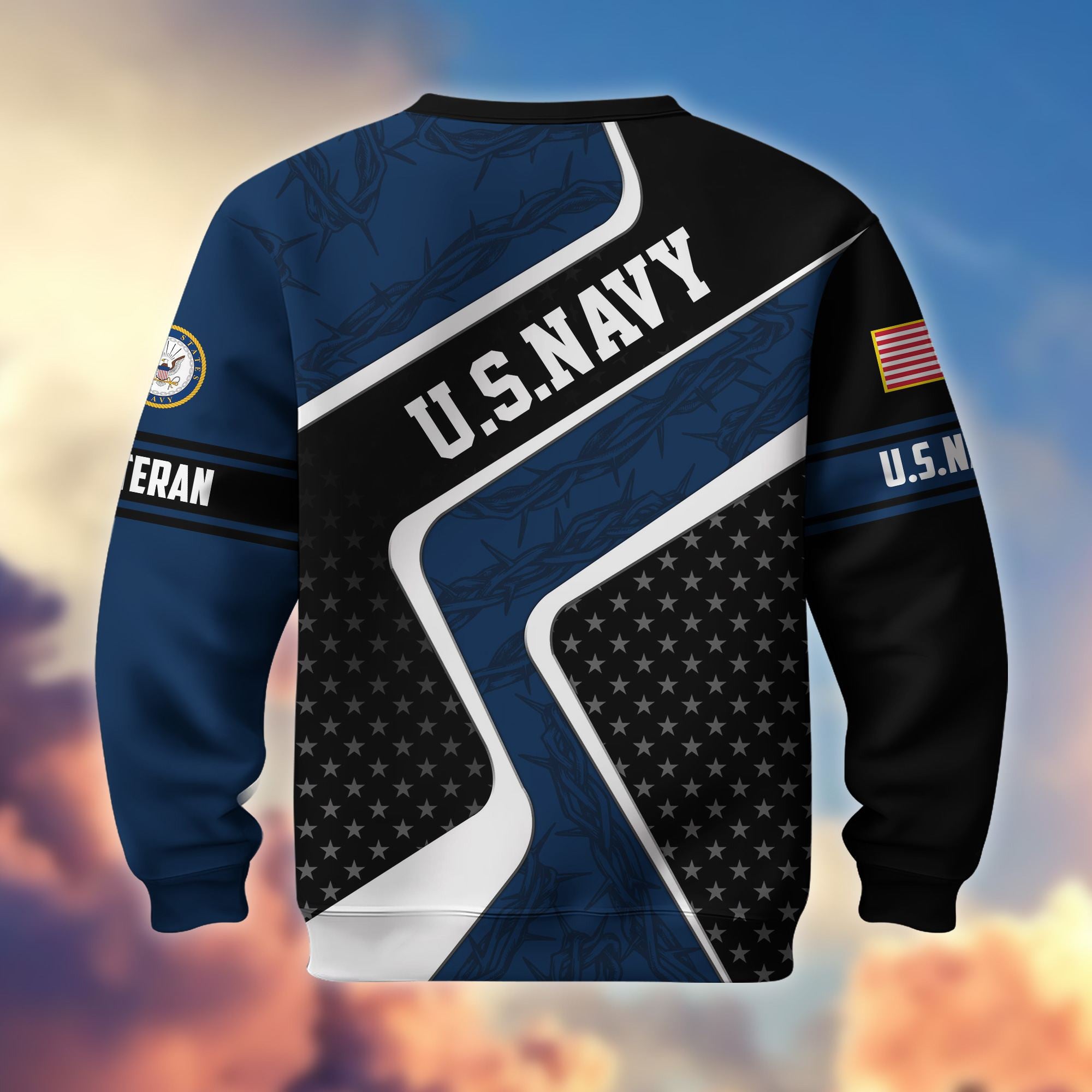 Premium US Veterans Sweatshirt BPHN190212, Gifts For US Veterans, Best Gifts On Father's Day, Armed Forces Day, Independence Day, Veterans Day.