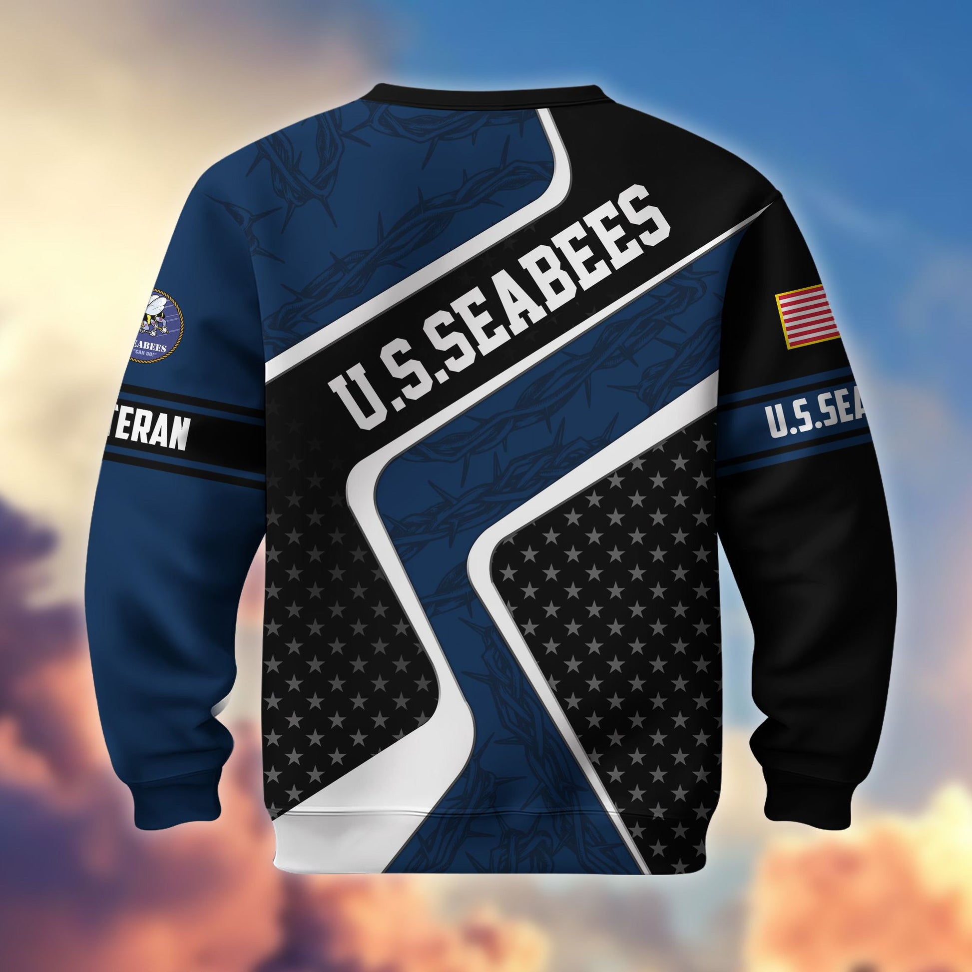 Premium US Veterans Sweatshirt BPHN190212, Gifts For US Veterans, Best Gifts On Father's Day, Armed Forces Day, Independence Day, Veterans Day.