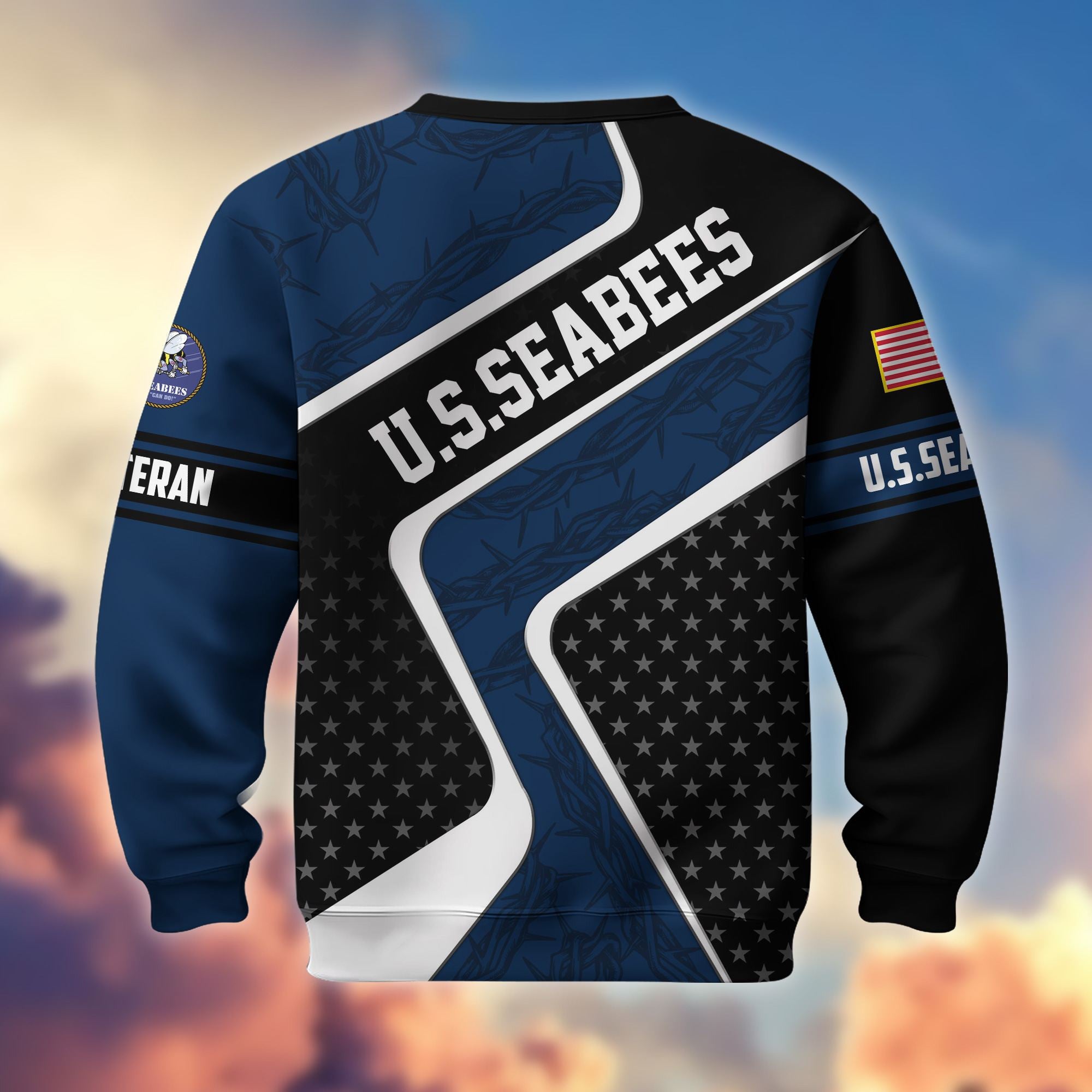 Premium US Veterans Sweatshirt BPHN190212, Gifts For US Veterans, Best Gifts On Father's Day, Armed Forces Day, Independence Day, Veterans Day.