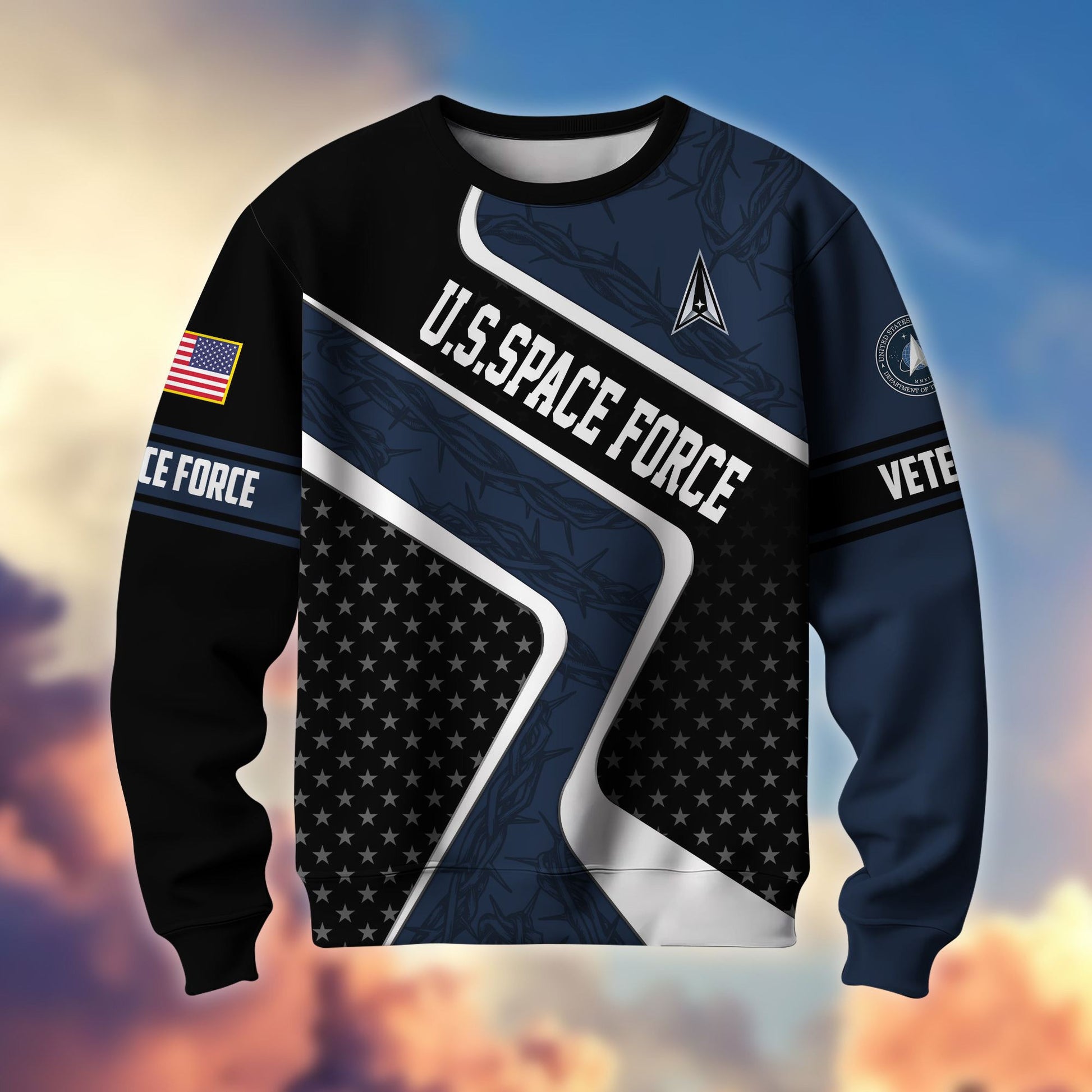 Premium US Veterans Sweatshirt BPHN190212, Gifts For US Veterans, Best Gifts On Father's Day, Armed Forces Day, Independence Day, Veterans Day.